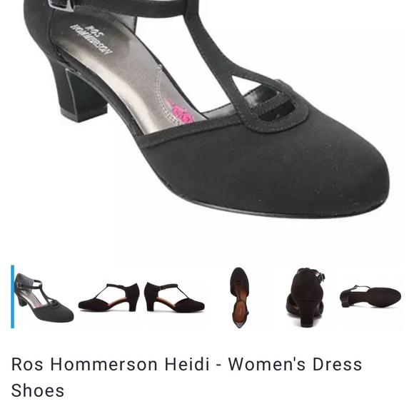 Ros Hommerson Black and Silver Heels - Picture 8 of 8